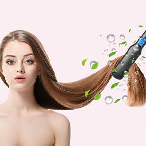 Lisseur à cheveux Vente à Chaud Fer Plat Titane <span class=keywords><strong>Électrique</strong></span> Logo Personnalisé Affichage de la Température LCD <span class=keywords><strong>Plancha</strong></span> Nano Titanium 2.5M 72W - Product Image 5