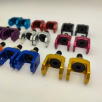 Supports de repose-pieds en alliage d'aluminium CNC avec repose-pieds de qualité supérieure, pièces de rechange améliorées pour moto tout-terrain Sur Ron Light Bee