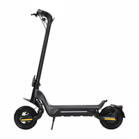 Scooter Eléctrico de 800W, 10 Pulgadas, Neumáticos Todoterreno, Velocidad de 45KM/H, Plegable, para Adultos, con Control por Aplicación, Frenos de Disco Dobles