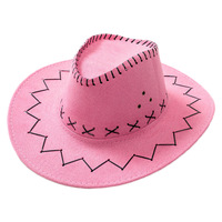 Gorra vaquera occidental al por mayor, gorras de montar de verano para el sol, sombrero de piel sintética de imitación, sombrero vaquero de caballero para acampar al aire libre