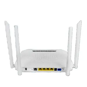 AC 1200M wifi onu ODM de banda Dual 2,4G y 5G FTTH 4GE + 4WIFI + 1POTS + 1USB 5dBi 4 antenas AC XPON GPON ONU para ZTE Huawei