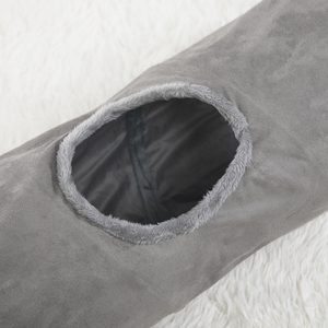 Tunnel per gatti pieghevole portatile personalizzato con palla eco-friendly giocattolo per animali da compagnia realizzato in resistente corda di Nylon in Silicone per il gioco del gatto - Product Image 5
