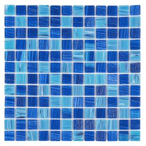 Düşük maliyetli doku kapalı popüler Glitter kristal el boyama yüzme havuzu cam mozaik çini - Product Image 4