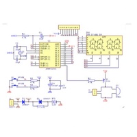 Kit d'horloge numérique à quatre chiffres MISUXIN avec microcontrôleur, circuit intégré, horloge électronique, carte de circuit DIY à souder
