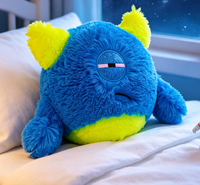 Ballon de softball gonflable en peluche Fluffy Monster pour enfants BBT