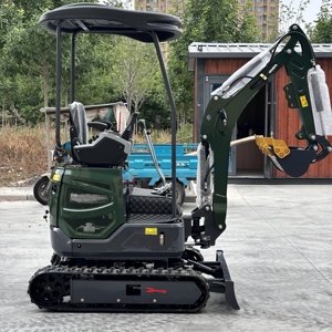 Mini-excavatrice sur chenilles en promotion avec moteur haute performance, engin de construction, garantie d'un an - Product Image 2