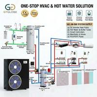 Unidad de Ventilador Horizontal Ultrafina GTGLOBE, Acero Galvanizado Anticorrosión, Flexible, Ahorro de Energía, Bajo Nivel de Ruido, para Distribuidores