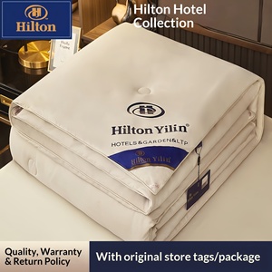 7 STAR HOTEL Water-Washed Cotton <strong>Quilt</strong> with Silk Cotton Filling All-Season Hotel Use Velvet Design - Product Image 3