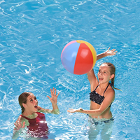 Les enfants jouent au ballon de plage gonflable en PVC Water Party Toy pour les activités de plage en plein air d'été
