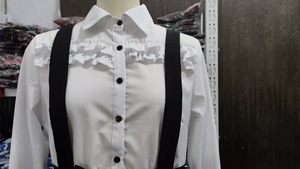 Abito Lolita Classico da Donna, Ispirato al Vintage, Cosplay Anime, Gonna Nera a Strati con Fiocco e Bretelle, Outfit Gotico Vittoriano Kawaii - Product Image 4