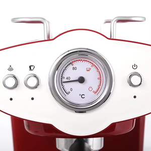 Machine <span class=keywords><strong>à</strong></span> expresso semi-automatique 1450W 15 bars avec <span class=keywords><strong>moulin</strong></span> réglable en acier inoxydable pour hôtel et usage domestique - Product Image 5