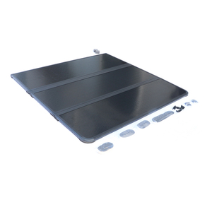 Cubierta de lona rígida de aluminio JIZHENG, triple plegable, con cerradura para la puerta trasera, impermeable, compatible con <span class=keywords><strong>Dodge</strong></span> Ram 1500/2500/3500 F150 (2002-2026) 8 pies - Product Image 4