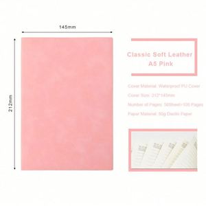 Cuaderno Personalizado con Estilo Empresarial para Material Escolar, Diario A5 con Cubierta de Plástico, Impresión Serigráfica - Product Image 5