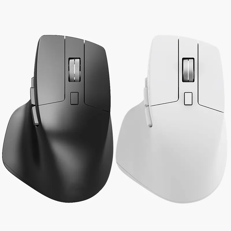 Mouse silencioso ergonômico sem fio para computador, mouse portátil de 2.4GHz com receptor USB óptico mudo para escritório, PC, laptop, computador, sem fio