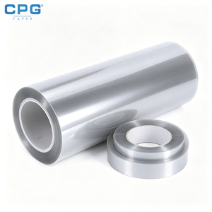 PETG Shrink Label Film Heat Shrink Film With Uniform Shrinkage High Transparency Beverage Bottle Labels Supplier - Product Image 1