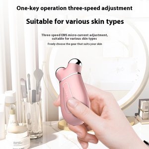 เครื่องนวดหน้าไมโครเคอร์เรนท์แบบชาร์จ USB วัสดุ ABS ช่วยลดเลือนริ้วรอย กระชับผิวหน้า ยกกระชับใบหน้า - Product Image 4