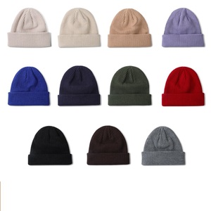 Bordado personalizado etiqueta acrílico Jacquard tejido invierno pescador Beanie sombrero calavera gorra Banies - Product Image 3