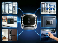 Module de scanner de veine palmaire sans contact avec lecteur d'empreintes digitales et de codes QR pour contrôle d'accès OEM