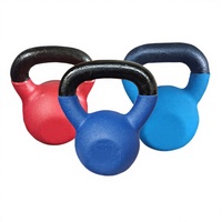 Kettlebell en PVC coloré, modèle HL-8, en fonte massif, pour entraînement de compétition, Dingzhou Hebei, Fourniture directe usine