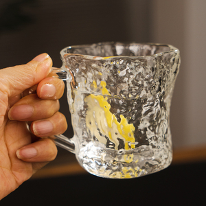 Taza de Vidrio Transparente de Alta Calidad con Asa, Estilo Americano, Tapa, Apta para Microondas, Ecológica, Regalos Empresariales al por Mayor, para el Hogar - Product Image 2