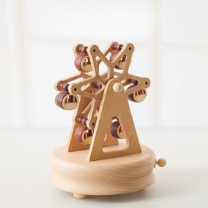 <span class=keywords><strong>Carillon</strong></span> Artigianale della Torre Eiffel di Parigi con Base in Legno di Faggio, Auto Magnetica e Movimento a 18 Note per <span class=keywords><strong>Collezione</strong></span> e Regalo - Product Image 4
