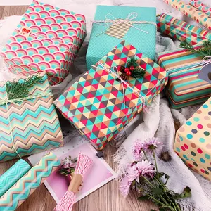 Geometric Patterns Art Paper Gift Wrapping Paper Gift Packaging Wrapping Paper