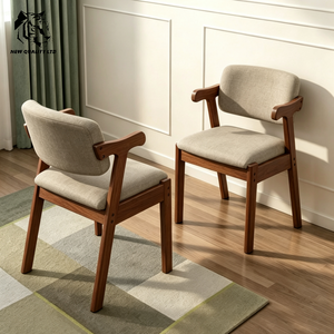 china manufactory cheapest customizable <b>large</b> stock ready to ship log office <b>chair</b> new fashion house furniture wooden <b>arm</b> <b>chair</b> - Product Image 6
