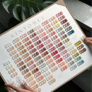 Kit de 100 Colores de Esmaltes de Uñas en Gel Transparente Neutro de 12 ml, Esmalte de Gel de Alta Calidad Estilo Coreano, Juego de Esmaltes de Gel Rosa Nude Francés - Product Image 1