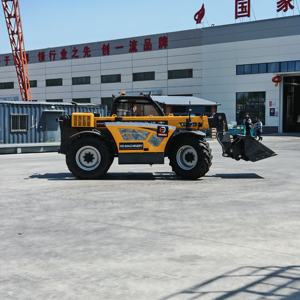 7m מנוע דיזל שטח קשה טלטלן מדורג עומס 3500 ק "ג 4 גלגל טלסקופי בום מלגזה - Product Image 3