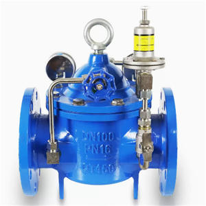 Vannes de réduction de <span class=keywords><strong>pression</strong></span> hydrauliques pilotées personnalisées DN50-DN300 200X (fer ductile) pour le débit d'<span class=keywords><strong>eau</strong></span> des cuisines commerciales - Product Image 4
