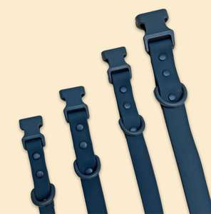 <span class=keywords><strong>Collier</strong></span> de chien en cuir enduit de PVC de couleur froide en gros ensemble de <span class=keywords><strong>laisse</strong></span> colliers BREAKAWAY en nylon solide avec décoration de rivet pour animaux de compagnie - Product Image 6