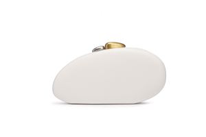 SH0246PU Bolso de Noche Tipo Clutch para Mujer, de un Solo Hombro, con Cadena de Conchas y Cristales, Forro de Poliéster - Ideal para Fiestas - Product Image 5