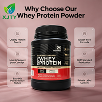 OEM Private Label Natuurlijk Wei-eiwit Isolaat Bulk Poeder Aangepaste Smaken Fruit Cereal 24g Eiwit Supplement Maaltijdvervanger