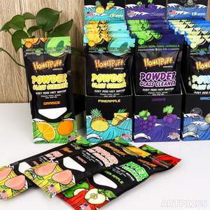 Polvo Limpiador de Vidrio con Sabor a Fruta, 180 mm de Largo y 76 mm de Ancho, Accesorios para Fumar - Product Image 4