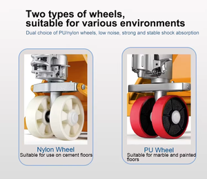 Satılık depo malzeme taşıma ekipmanları manuel 2 Ton el transpaleti el hidrolik paletli kamyon - Product Image 3