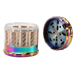 Broyeur d'herbes à grains sans fil personnalisé Machine à tabac en métal Outils pour fumer Briquets et accessoires - Product Image 4