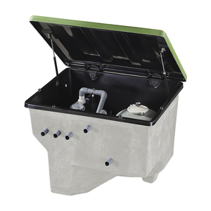 Boîtier d'équipement pour piscine enterrée avec système de filtration complet, <span class=keywords><strong>filtre</strong></span> <span class=keywords><strong>à</strong></span> <span class=keywords><strong>sable</strong></span> et pompe <span class=keywords><strong>à</strong></span> eau - Product Image 2