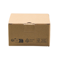 Boîte ondulée avec insert protecteur pliable Boîte d'emballage imprimée robuste pour l'électronique et le commerce électronique