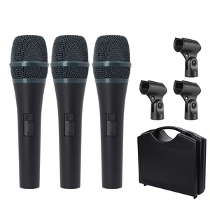 Gooermi 3 Piece Professional Dynamic Microphone Kit <strong>E945</strong> Unidirectional Vocal Handheld MIC with Hard Carry Case - Product Image 1