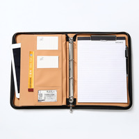 A4 Multifonctionnel Pochette Dossier Ventes Clip Signature Personnalisation de Cuir tenu dans La Main de Dossier