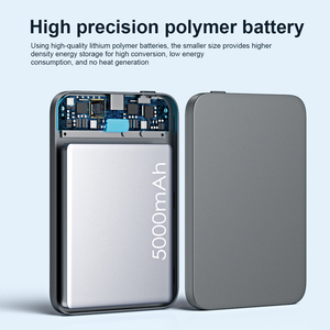 Mini 10000mAh power bank with magnetic wireless 22.5w fast charger, popular style, portable external battery