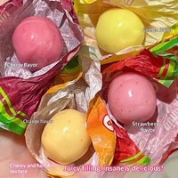 Bonbons gélifiés allemands Nimm2 aux fruits avec cœur liquide |   Bonbons moelleux à l'orange et au citron enrichis en vitamine C |   Collation saine et moelleuse pour enfants 110g