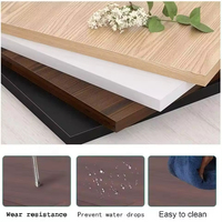 Table basse en bois multifonctionnelle lignes simples rangement pratique pour le bureau à domicile table basse en bois