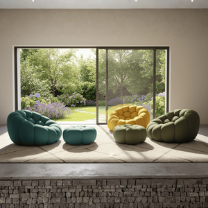 Canapé en tissu compressé à bulles pour salon, meubles de maison, mobilier de luxe <span class=keywords><strong>Roche</strong></span> <span class=keywords><strong>Bobois</strong></span> - Product Image 3