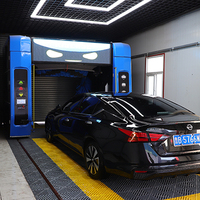 Machine de lavage de voiture électrique professionnelle Risense automatique avec séchoir à air et brosses de roue