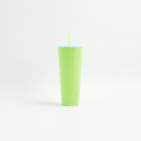 Gobelet portable en plastique de 750 ml, vente en gros, pour café et eau, réutilisable, anti-fuite, sans BPA, qualité alimentaire, pour le bureau et les voyages