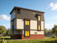 Villa modulaire préfabriquée moderne en acier galvanisé à faible coût avec système d'isolation thermique et d'économie d'énergie pour usage résidentiel, hôtelier ou commercial