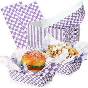 Scatola di Carta Usa e Getta per Alimenti con Rivestimento in Carta Oleorepellente per Feste e Raduni, Personalizzabile - Product Image 1