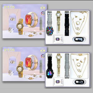 2025 Thiết Bị Mặc D15 GS Thời Trang Kỹ Thuật Số Thông Minh Đồng Hồ Ngoài Trời Tập Thể Dục Tracker 6 Trong 1 Pk A58 Cộng Với A59 Cho Phụ Nữ Phụ Nữ Cô Gái - Product Image 1