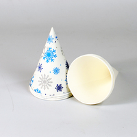 Cône d'emballage de tube Calippo de crème glacée de différentes tailles jetables de qualité alimentaire de 120ml avec couvercle Tube de papier de crème glacée